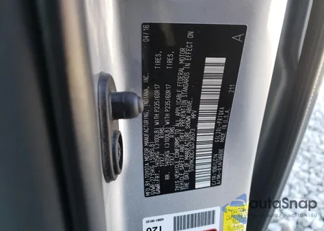 2016 Toyota Sienna Xle 8-Passenger from USA, damaged, VIN 5TDYK3DC7GS736573